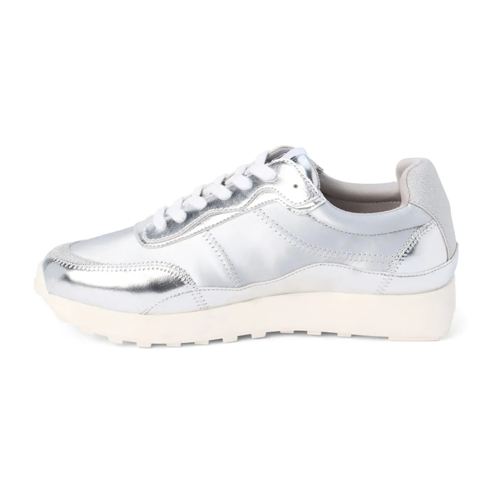 Metro Metallic Lace Up Sneakers