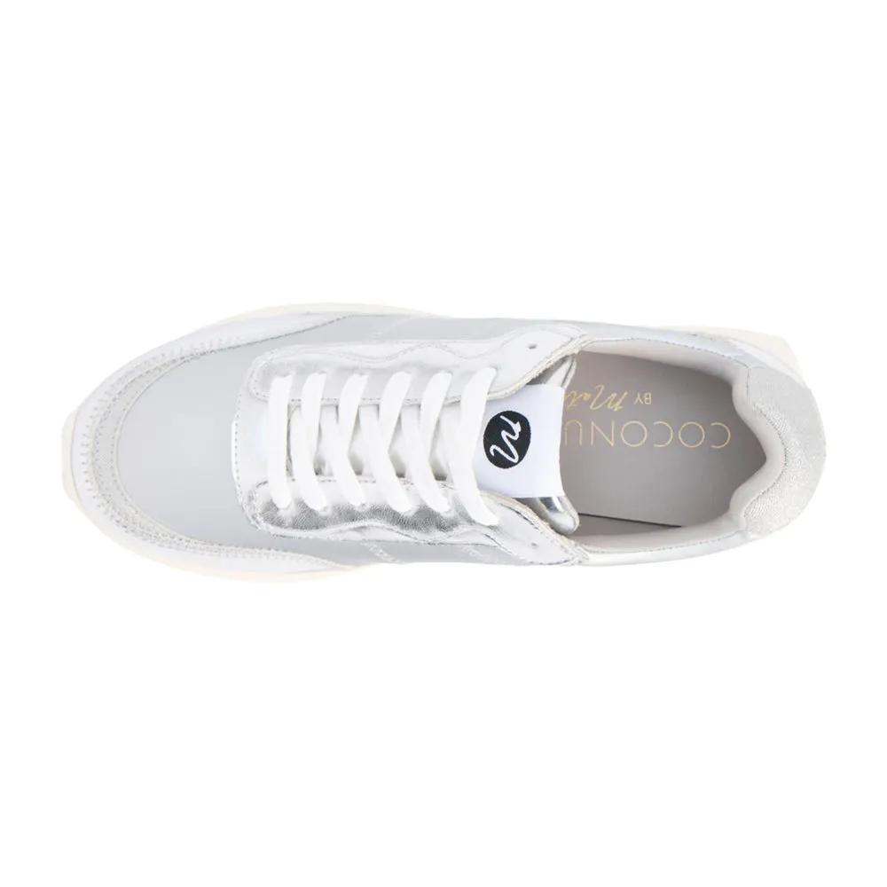 Metro Metallic Lace Up Sneakers