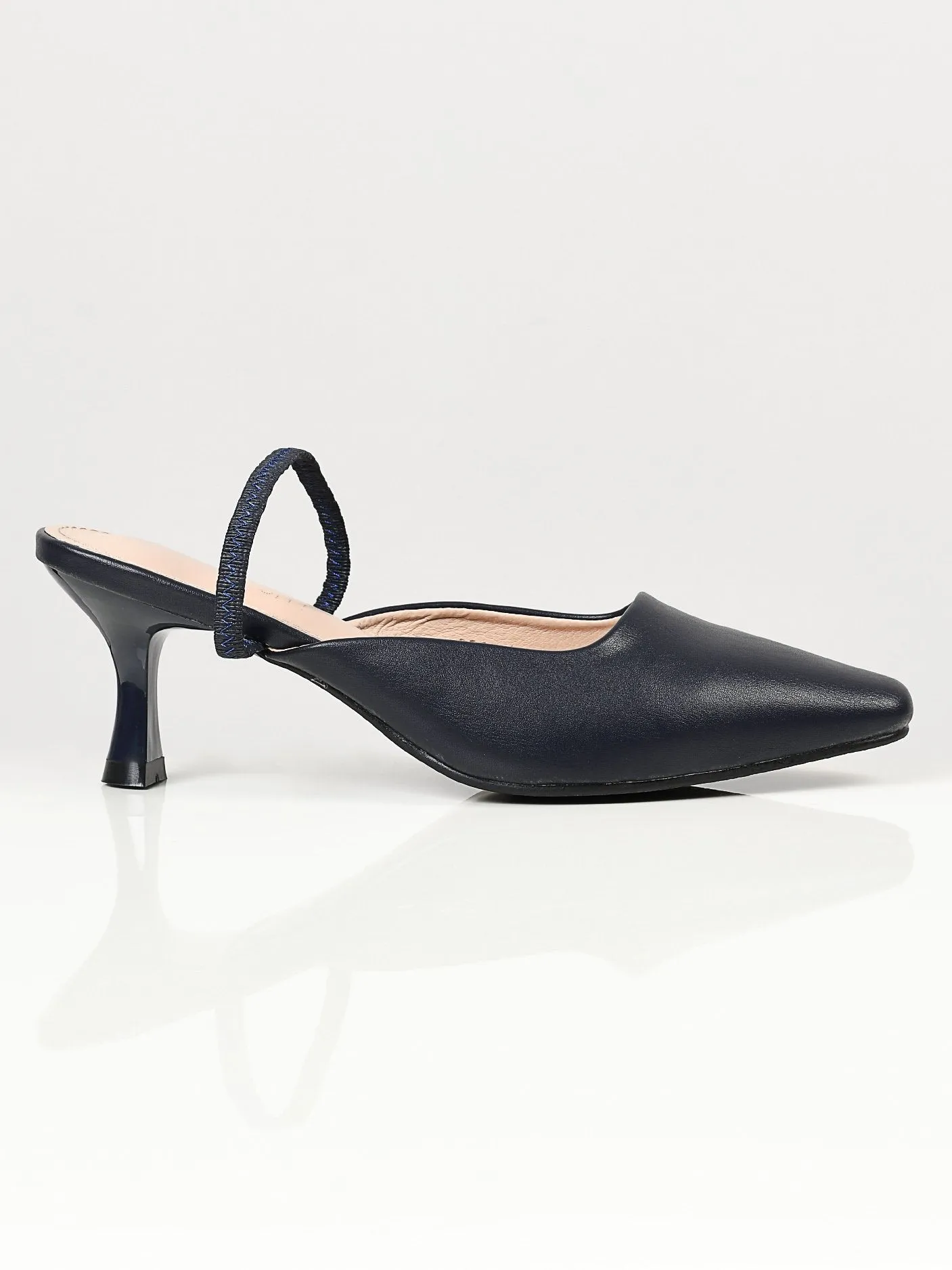 Pointed Heels - Dark Blue