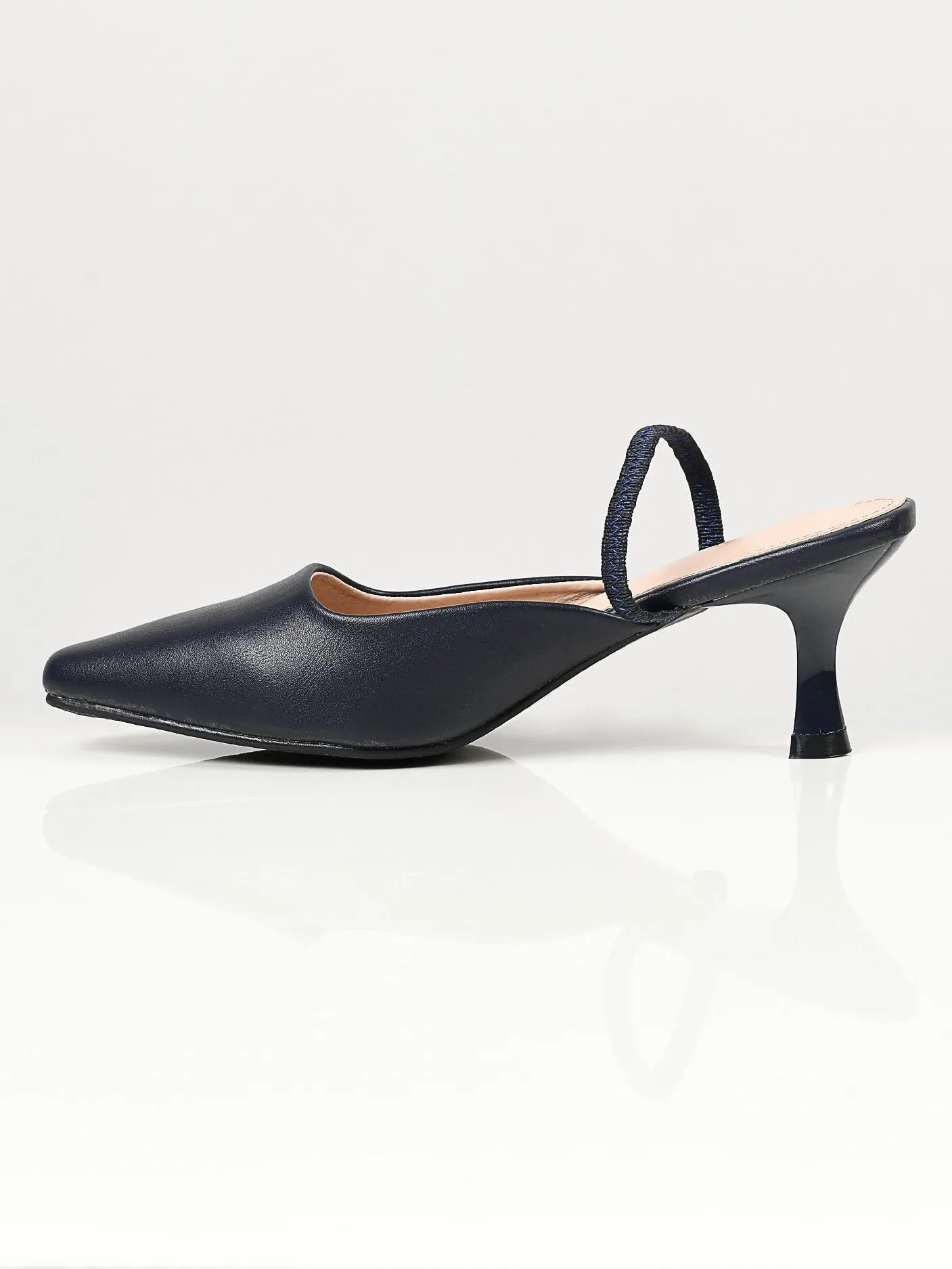 Pointed Heels - Dark Blue