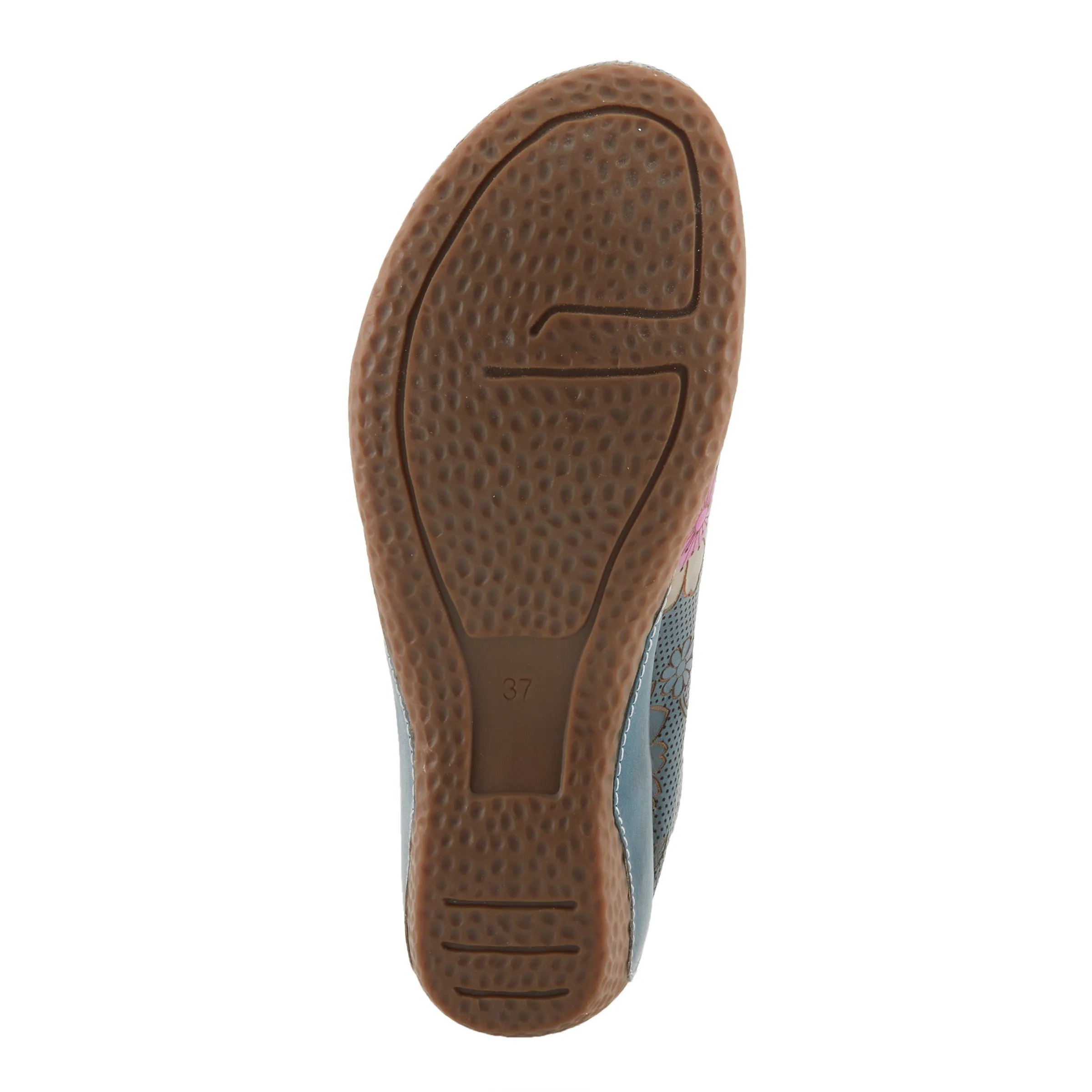 Spring Step Shoes L'Artiste Chienti Women's Hand Painted Floral Leather Clogs